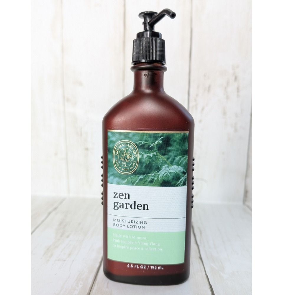 Bath Body Works Zen Garden‎ Moisturizing Body Lotion Aromatherapy Discontinued